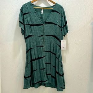 RVCA Teal Dress
